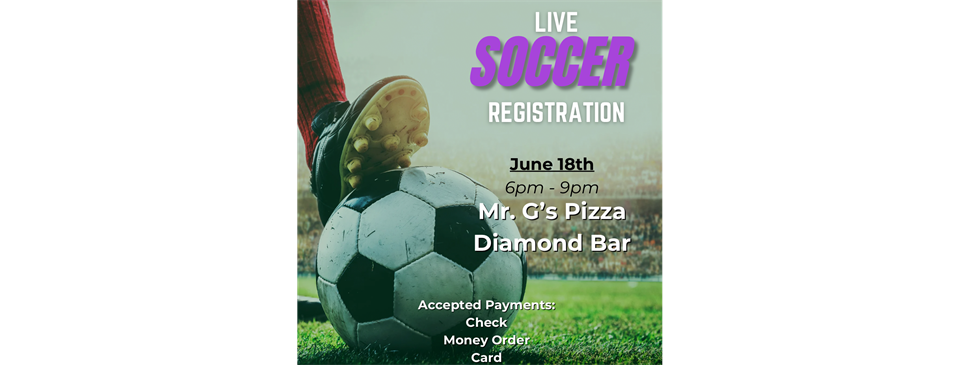 Live Registration - June 18th!