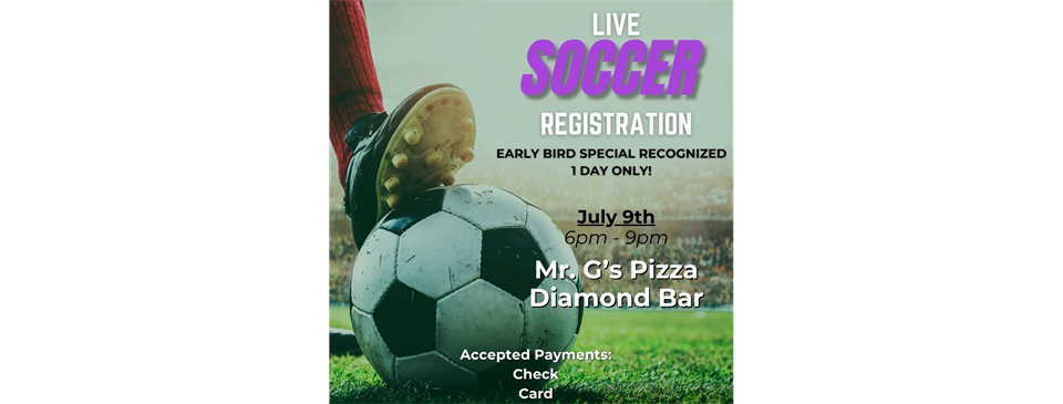 Live Registration - July 9th - EARLY BIRD PRICING!